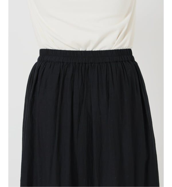 SLOBE IENA「《WEB限定/追加3予約》コットンボイルケミカルレーススカート」|スカート|