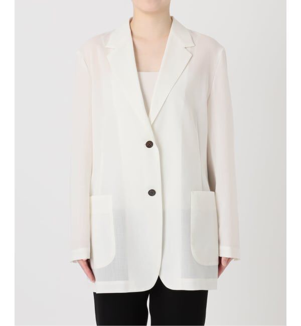 VERMEIL par iena「《予約》SHEER TORO ジャケット」|テーラードジャケット|