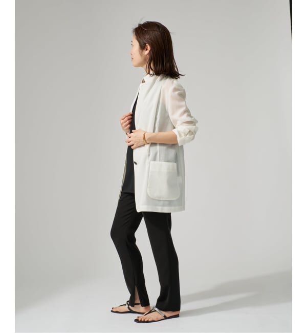 VERMEIL par iena「《予約》SHEER TORO ジャケット」|テーラードジャケット|