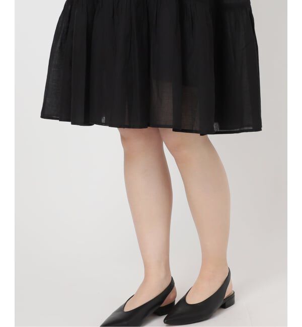 SLOBE IENA「《追加予約》コットンボイルティアードワンピース」|ワンピース|