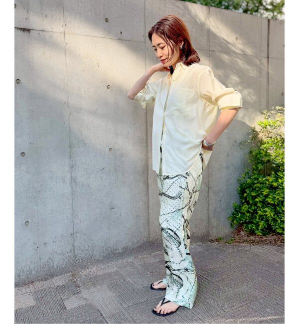 VERMEIL par iena「《予約》manipuri マニプリ ロングパンツ 別注 ビットバルーン 161416001」|その他|