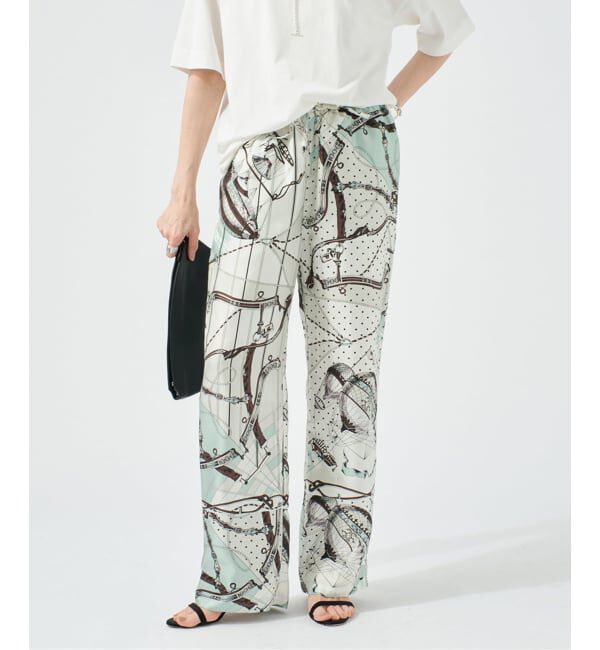 VERMEIL par iena「《予約》manipuri マニプリ ロングパンツ 別注 ビットバルーン 161416001」|その他|