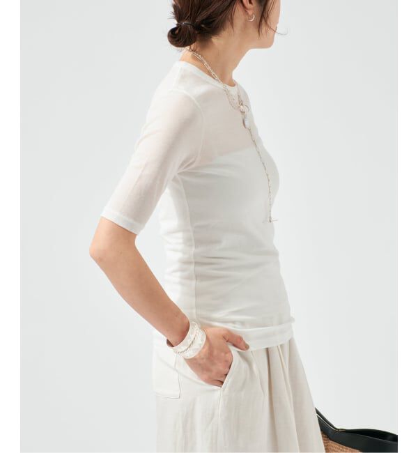 VERMEIL par iena「《予約》シアーTシャツ」|Tシャツ・カットソー|