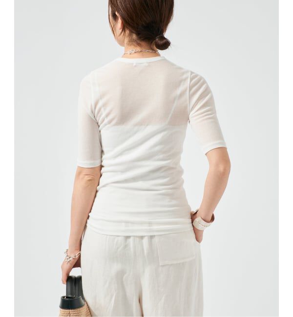 VERMEIL par iena「《予約》シアーTシャツ」|Tシャツ・カットソー|