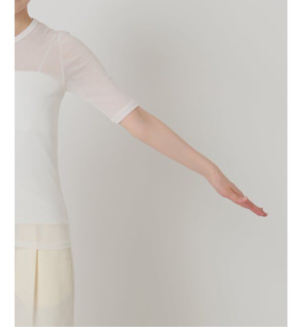 VERMEIL par iena「《予約》シアーTシャツ」|Tシャツ・カットソー|