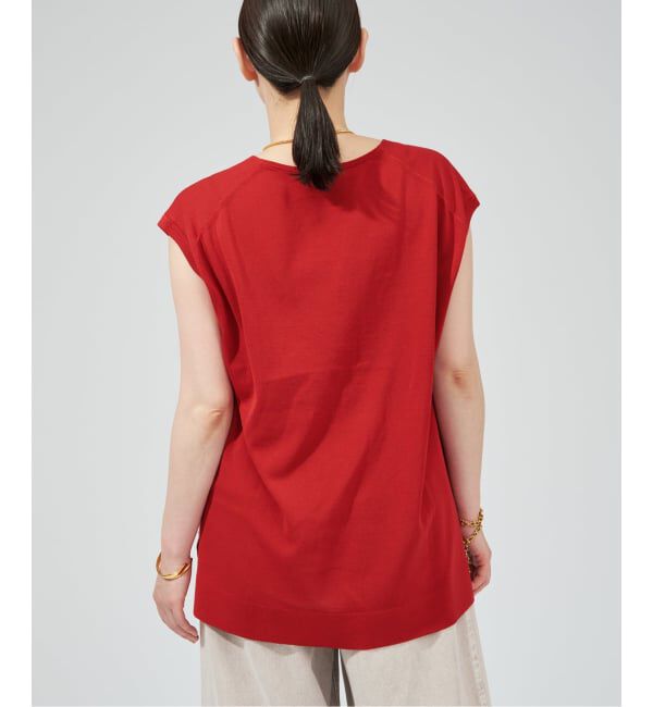 VERMEIL par iena「《予約》Vネックノースリーブプルオーバー」|ニット・セーター|