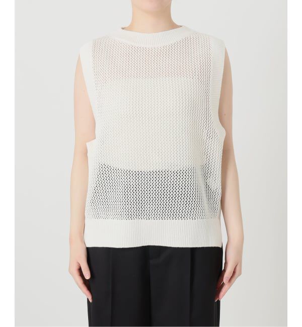 VERMEIL par iena「《予約》メッシュベスト」|ニット・セーター|