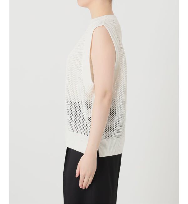 VERMEIL par iena「《予約》メッシュベスト」|ニット・セーター|