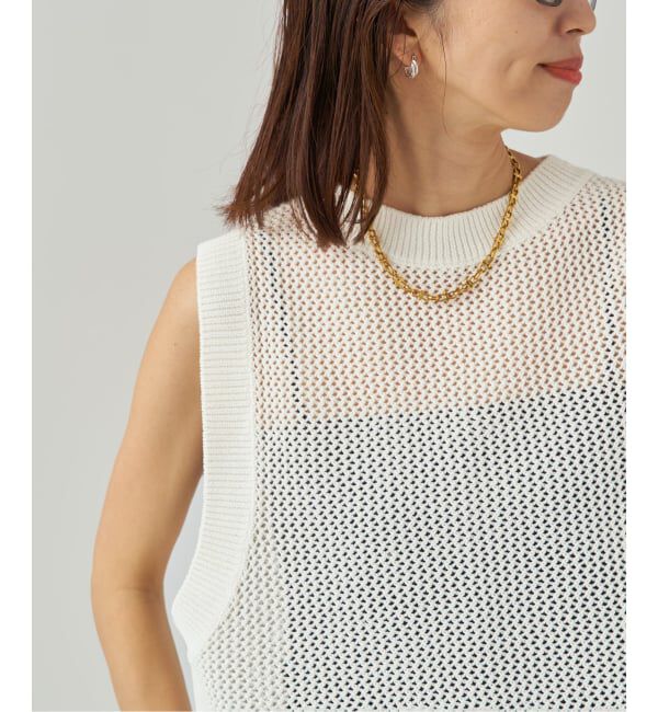 VERMEIL par iena「《予約》メッシュベスト」|ニット・セーター|
