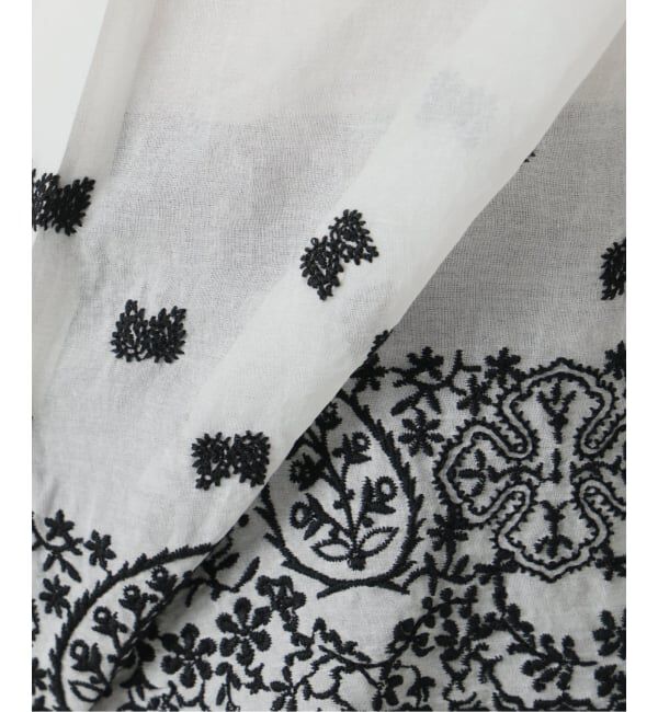 IENA LA BOUCLE「IENA LA BOUCLE エンブロイダリーコットンオーガンジーシャツ」|シャツ・ブラウス|