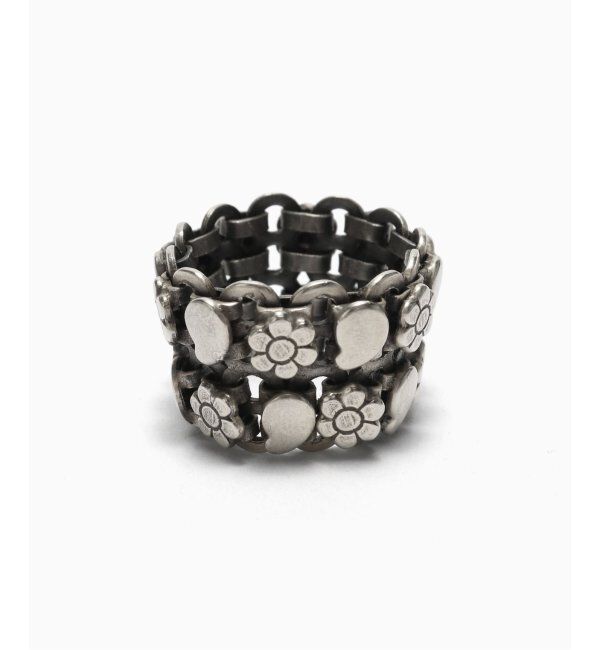 EDIFICE「THARU SILVER(タルー シルバー)  Double Ring FLOWER」|リング|シルバー