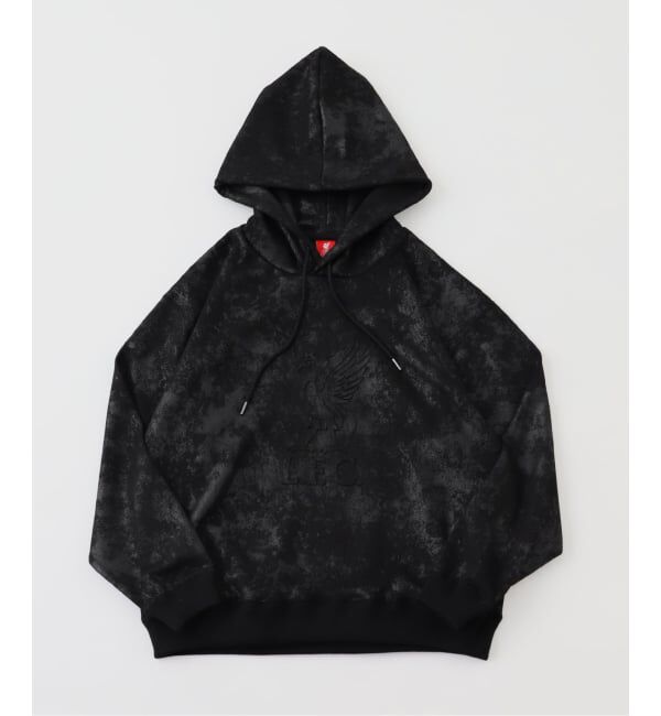 Liverpool FC「【Liverpool FC / リバプール FC】Fake Leather Emboss Hoodie」|パーカー|