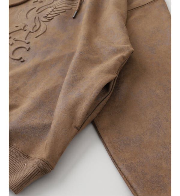 Liverpool FC「【Liverpool FC / リバプール FC】Fake Leather Emboss Hoodie」|パーカー|