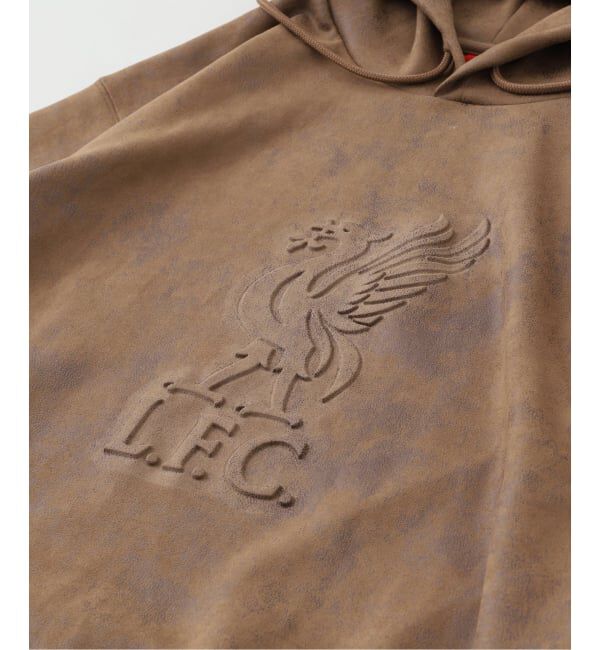 Liverpool FC「【Liverpool FC / リバプール FC】Fake Leather Emboss Hoodie」|パーカー|