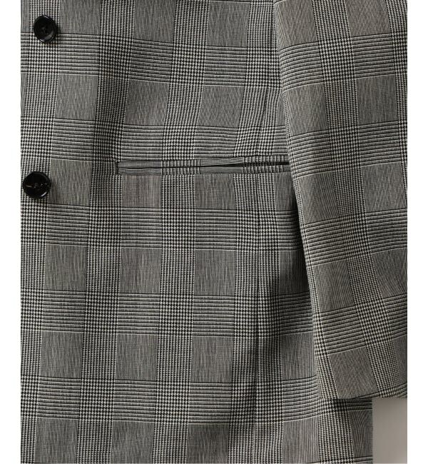 EDIFICE「COUTURE D&rsquo;ADAM (クチュール ド アダム) 別注 Double JK Glencheck」|テーラードジャケット|