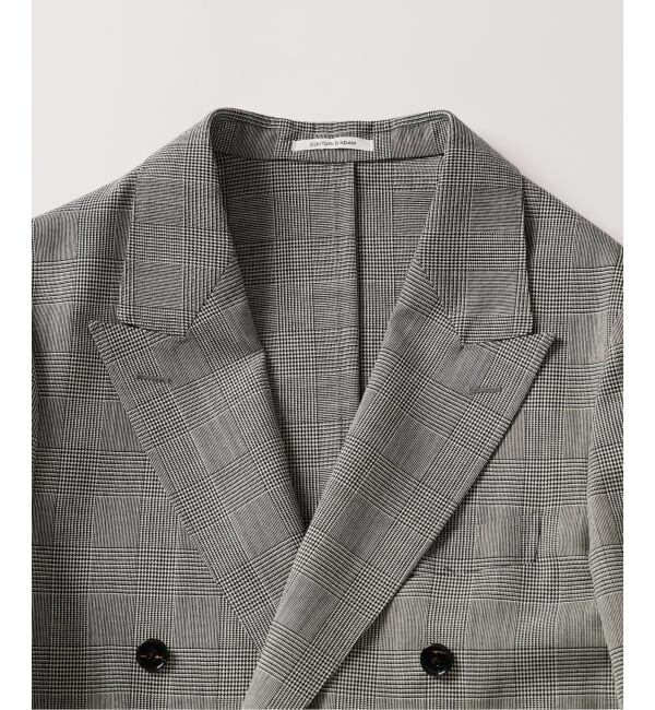 EDIFICE「COUTURE D&rsquo;ADAM (クチュール ド アダム) 別注 Double JK Glencheck」|テーラードジャケット|
