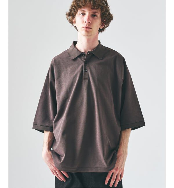 417 EDIFICE「PERFECTECH カノコポロシャツ」|ポロシャツ|ベージュ
