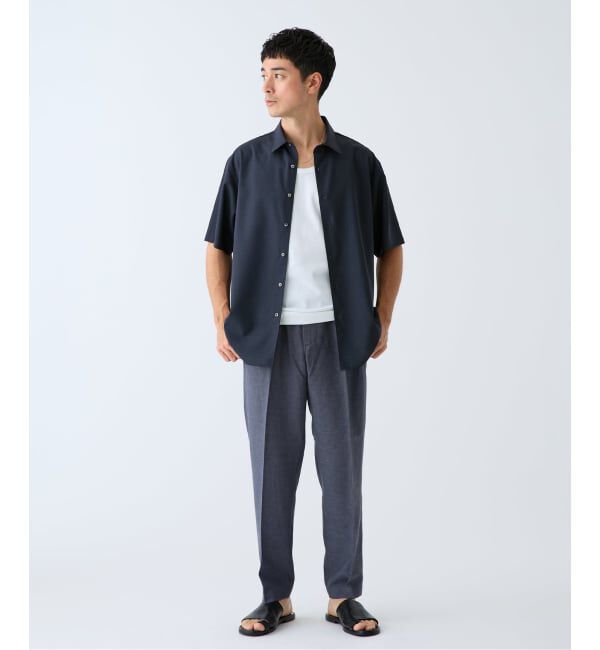 EDIFICE「P/Li CHAMBRAY  RT イージーパンツ」|スラックス|