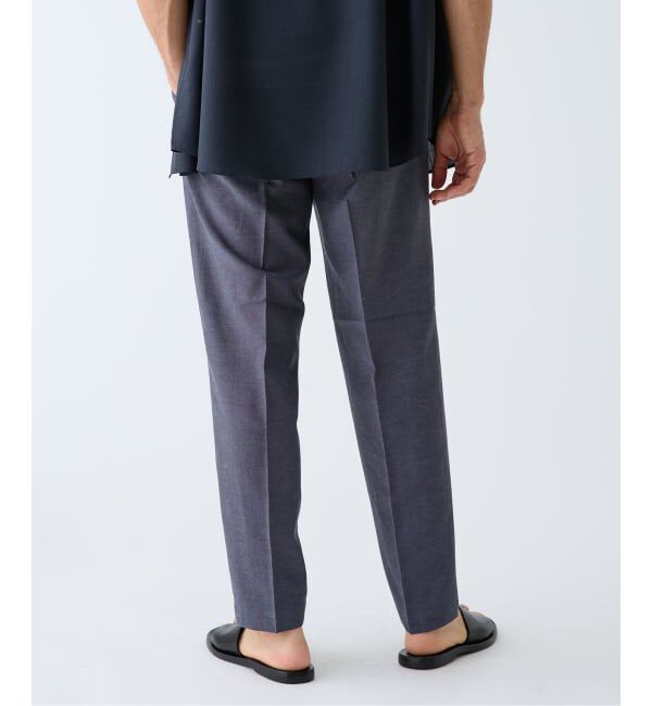 EDIFICE「P/Li CHAMBRAY  RT イージーパンツ」|スラックス|