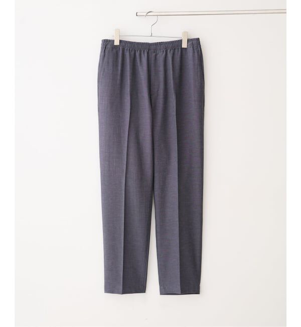 EDIFICE「P/Li CHAMBRAY  RT イージーパンツ」|スラックス|グレー