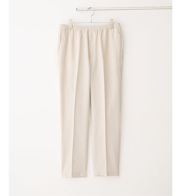 EDIFICE「P/Li CHAMBRAY  RT イージーパンツ」|スラックス|ベージュ