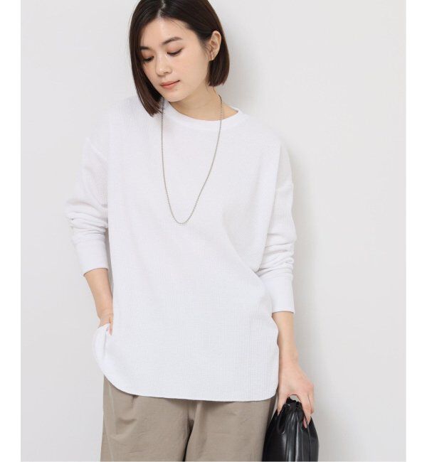 JOURNAL STANDARD relume「《追加6》TCワッフルオーバーサイズロングスリーブTシャツ」|Tシャツ・カットソー|