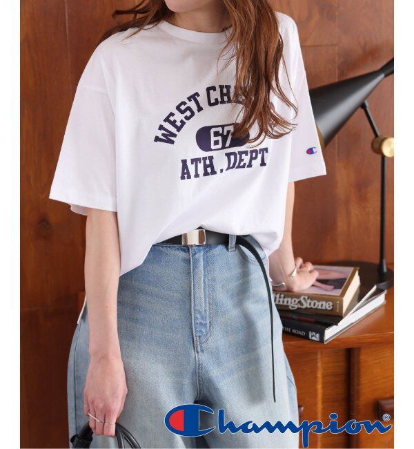 JOURNAL STANDARD relume「別注【Champion/チャンピオン】26/s Jersey Tee：Tシャツ」|Tシャツ・カットソー|ホワイト