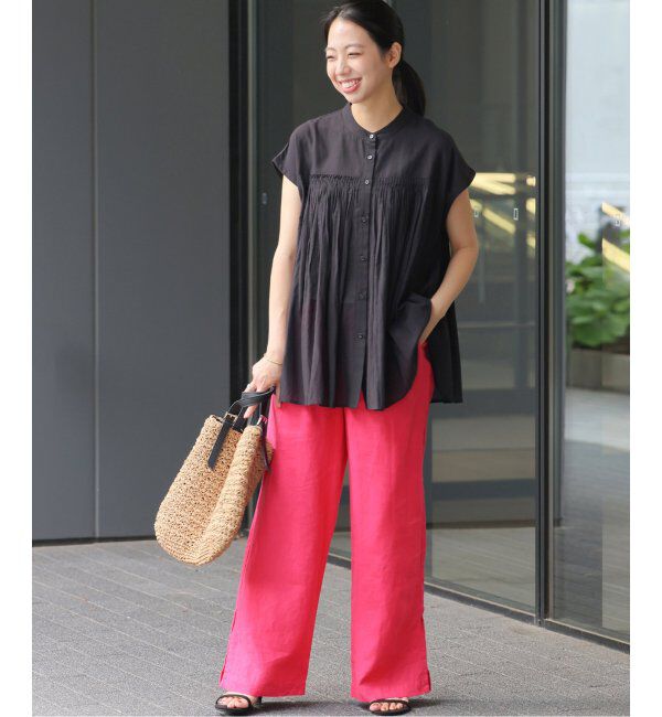 JOURNAL STANDARD relume「《WEB限定追加3》麻スリットイージーパンツ」|その他|