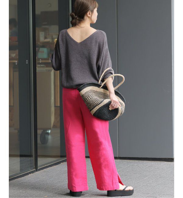 JOURNAL STANDARD relume「《WEB限定追加3》麻スリットイージーパンツ」|その他|