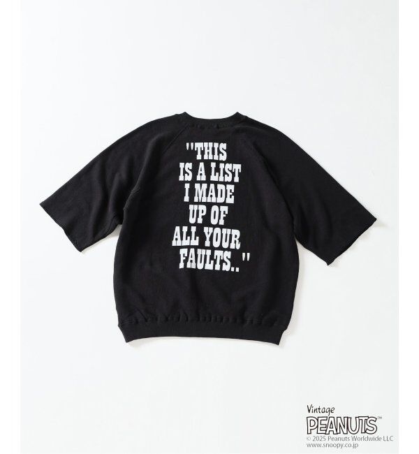JOURNAL STANDARD relume「PEANUTS &times; SPORTS WEAR by relume 別注 ハーフスリーブスウェット 2」|Tシャツ・カットソー|