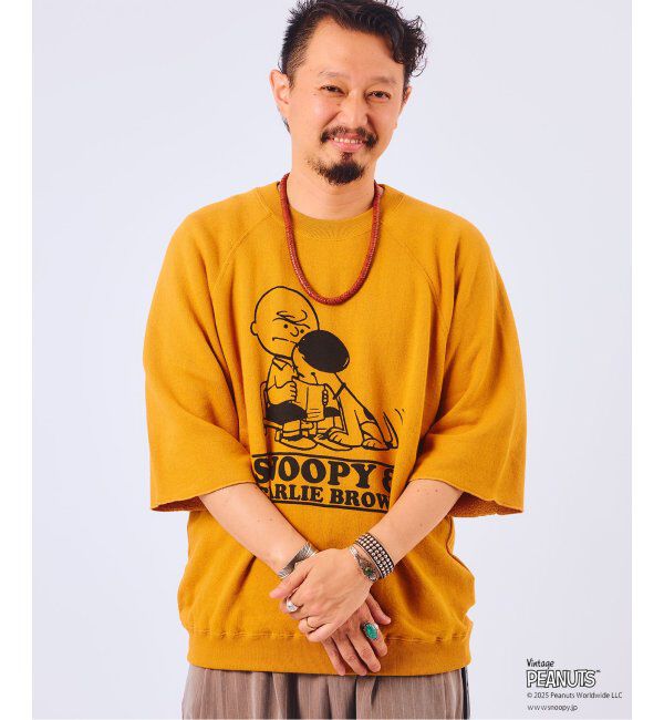 JOURNAL STANDARD relume「PEANUTS &times; SPORTS WEAR by relume 別注 ハーフスリーブスウェット 2」|Tシャツ・カットソー|