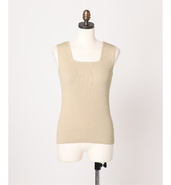 JOURNAL STANDARD relume「《追加4》Vis/Polyスクエアネックリブタンクトップ」|タンクトップ|