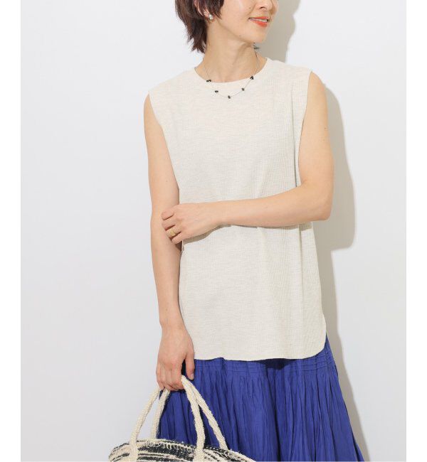 JOURNAL STANDARD relume「《追加2》TCワッフルノースリーブ」|Tシャツ・カットソー|ナチュラル B