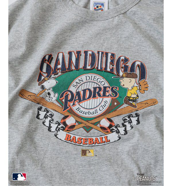 JOURNAL STANDARD relume「PEANUTS 別注 MLB ベースボール プリントTシャツ」|Tシャツ・カットソー|