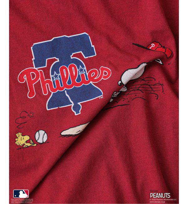 JOURNAL STANDARD relume「PEANUTS 別注 MLB ベースボール プリントTシャツ」|Tシャツ・カットソー|