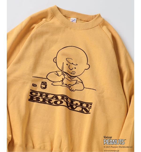 JOURNAL STANDARD relume「PEANUTS / ピーナッツ 別注 FANTASY A&G INC プリントスウェット WINTER」|スウェット・ジャージ|マスタード