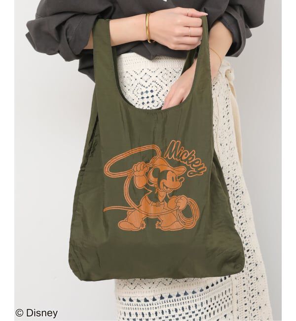 JOURNAL STANDARD relume「別注【GOOD ROCK SPEED】＜MICKEY MOUSE＞トートバッグ」|トートバッグ|カーキ