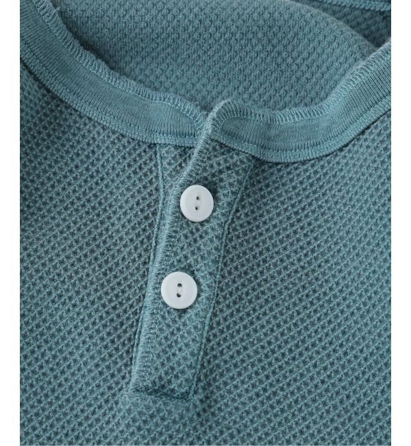 JOURNAL STANDARD relume「製品染め バックピケ ヘンリーネック 7分袖 Tシャツ」|Tシャツ・カットソー|