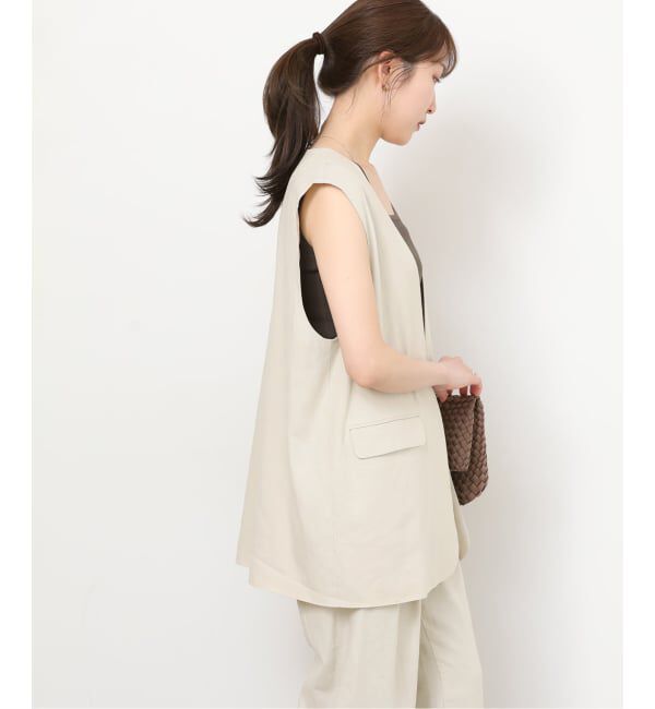 JOURNAL STANDARD relume「［手洗い可］リネンフィールノーカラージレ」|その他|