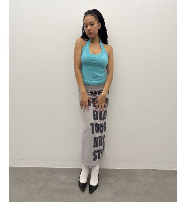 Oriens JOURNAL STANDARD「ホルターニットタンクトップ」|タンクトップ|