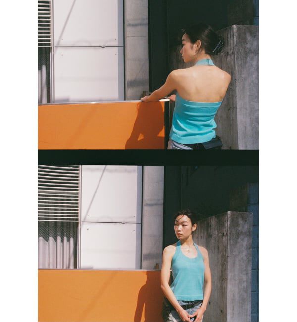 Oriens JOURNAL STANDARD「ホルターニットタンクトップ」|タンクトップ|