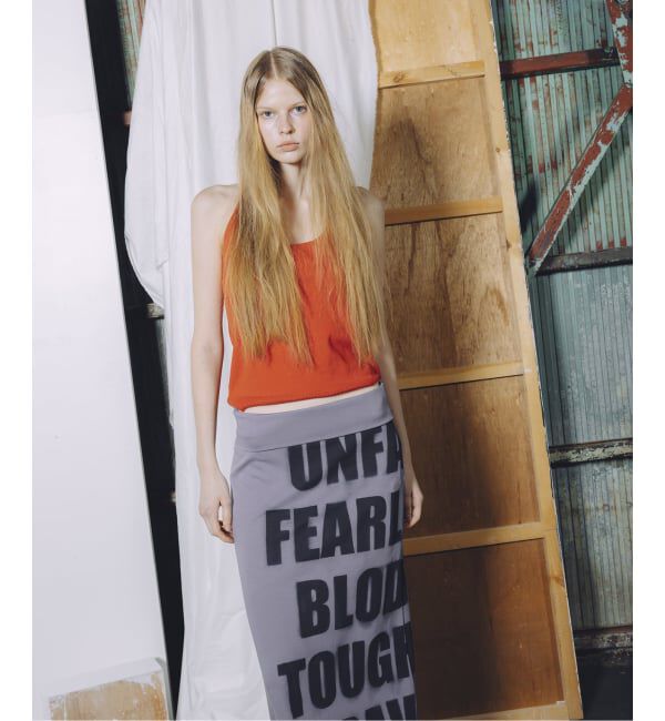 Oriens JOURNAL STANDARD「ホルターニットタンクトップ」|タンクトップ|レッド