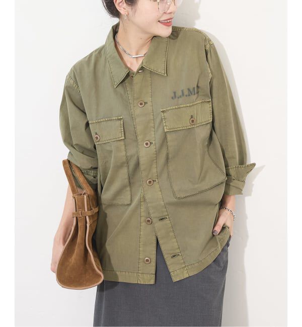 JOURNAL STANDARD「《追加》別注【J.J.Mercer / ジェイジェイマーサー】ファティーグシャツ」|シャツ・ブラウス|カーキ