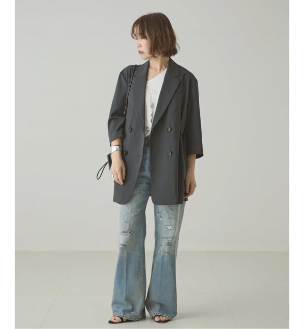 journal standard L'essage「《セットアップ可》POPLIN タックジャケット」|その他|