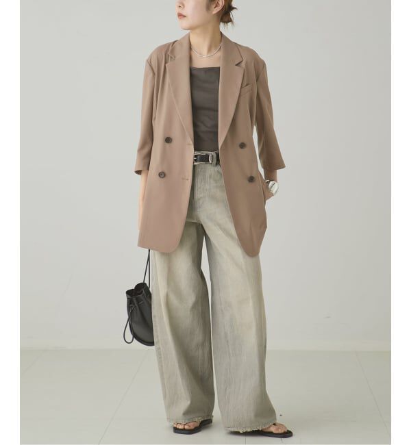 journal standard L'essage「《セットアップ可》POPLIN タックジャケット」|その他|