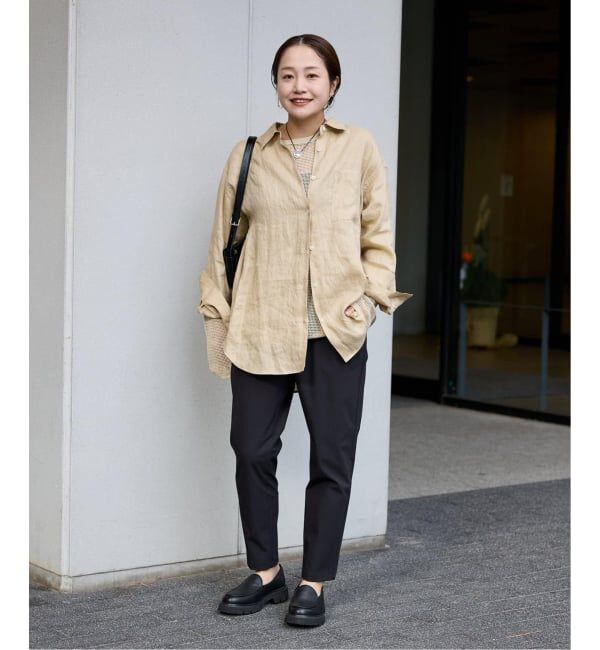 JOURNAL STANDARD「《追加2》【撥水/接触冷感/洗える/UV】リネンナイロンストレッチテーパードパンツ」|その他|