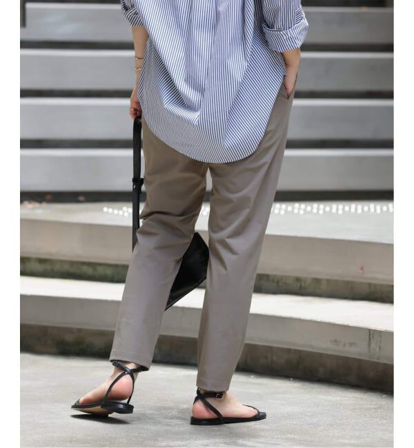 JOURNAL STANDARD「《追加2》【撥水/接触冷感/洗える/UV】リネンナイロンストレッチテーパードパンツ」|その他|