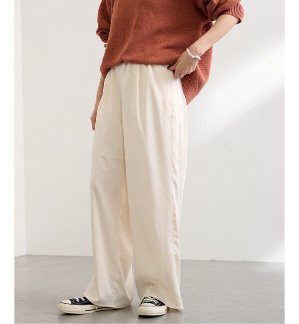 FRAMeWORK「≪追加≫サテンストレッチイージーパンツ2」|その他|