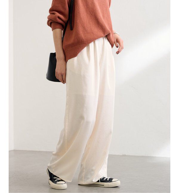 FRAMeWORK「≪追加≫サテンストレッチイージーパンツ2」|その他|