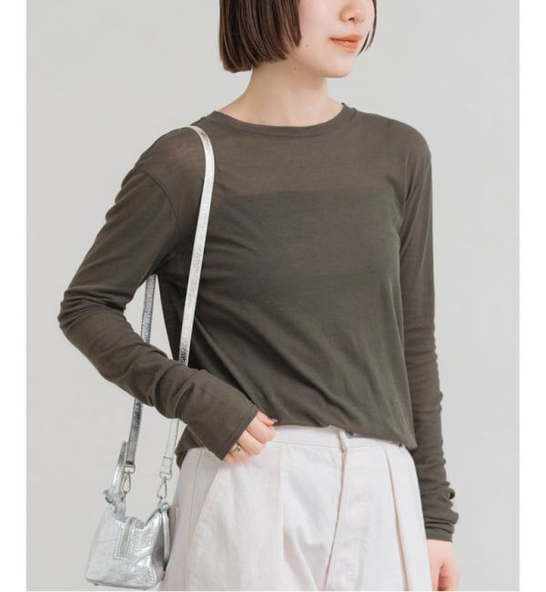 FRAMeWORK「≪追加≫HTシアーロングTee5」|Tシャツ・カットソー|